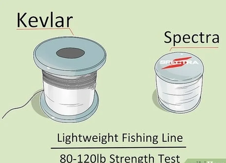 3-qadam kuchli, ammo engil baliq ovlash liniyasini tanlang.