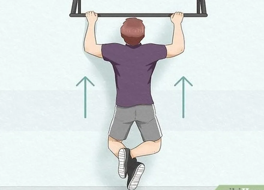 1-qadam pull-up mashqlarini bajaring.