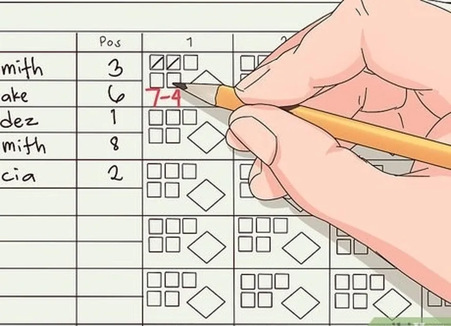 9-qadam boshqa o'yinchilar tomonidan qaysi o'yinchilar chiqib ketganini yozib oling' position numbers.