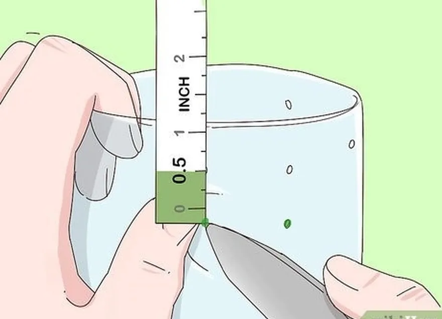 3-qadam - yana 2 ta teshikni birinchilar ostidan (1,3 sm) dan pastroq (1,3 sm).