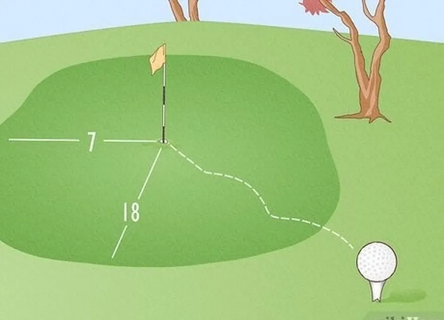 pin kodini ishlating's location to plan your tee shot.