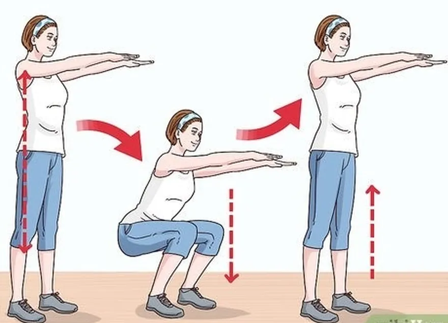 4-qadam squats