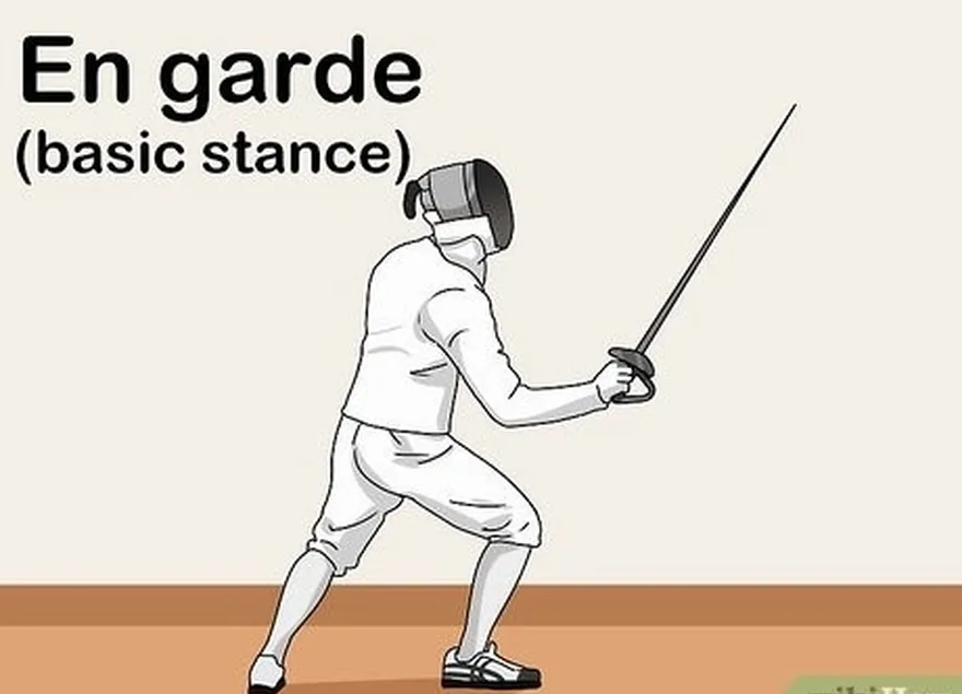 3-qadam en garde (french term):