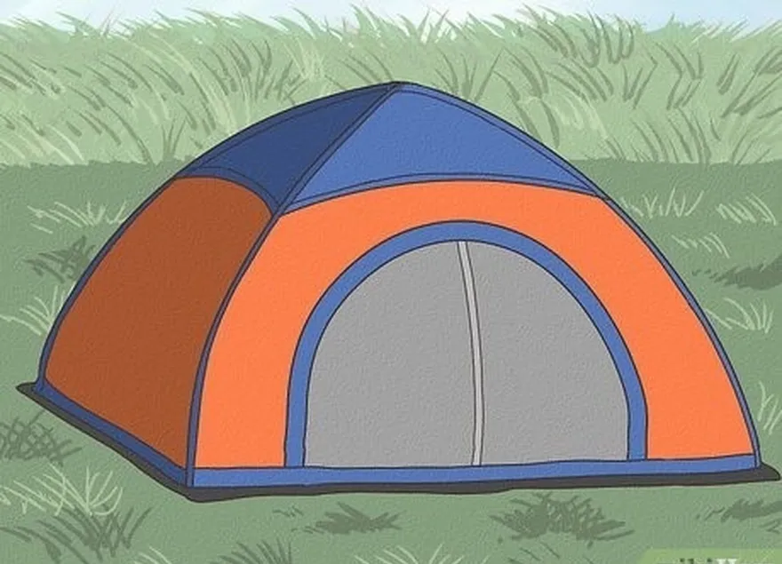 1-qadam, chodir iz oling's about the same size as your tent.